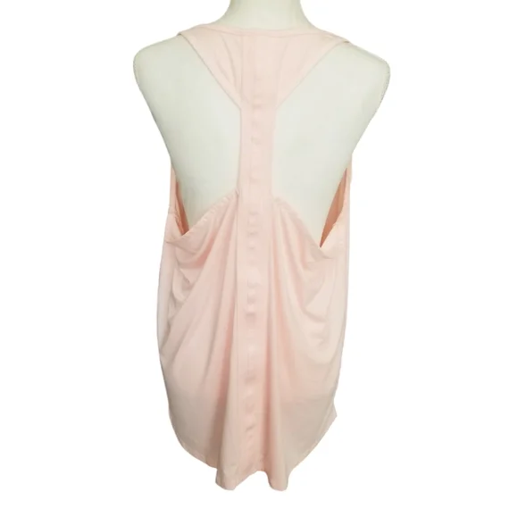 Under Armour Pink White Women's Knockout Athletic Tank - Picture 5 of 6
